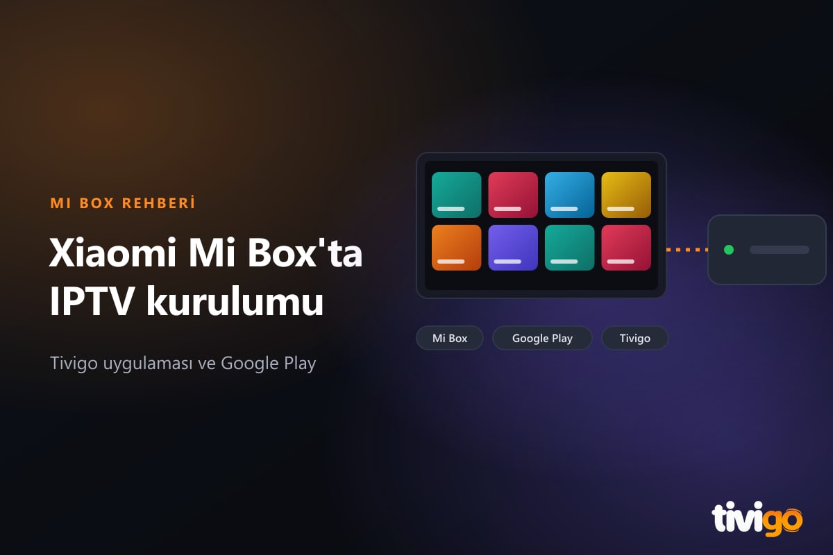 Televizyonun yanında duran küçük Android TV kutusu ve kumanda